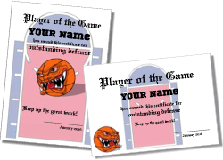 blocked shot award template