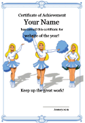 printable cheerleading award templates