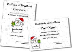 reindeer certificate