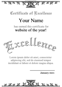 printable certificate