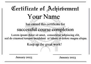 diploma template