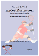 lacrosse award to print