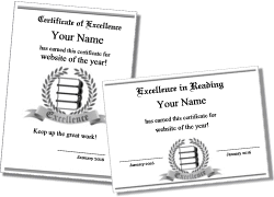 phonics diploma template