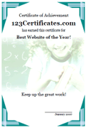 school photo award template