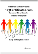 teamwork certificate template